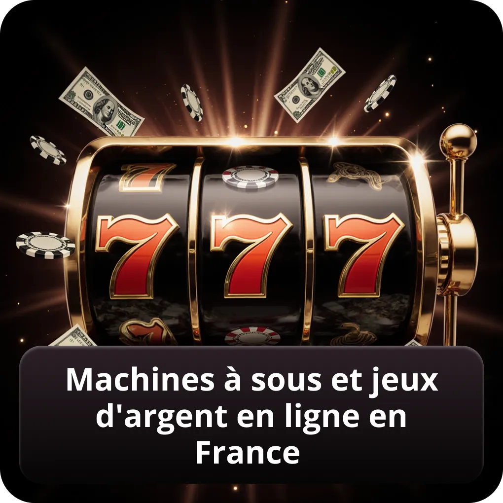 Machines à Sous et Jeux d’Argent en Ligne en France